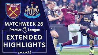 West Ham United v. Newcastle United | PREMIER LEAGUE HIGHLIGHTS | 2/19/2022 | NBC Sports