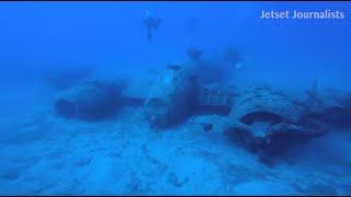 Wreck diving in Greece! Fighter planes, ferries and cargo ships at the bottom of the sea!