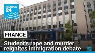 French minister vows to 'protect the French' after student rape and murder • FRANCE 24 English