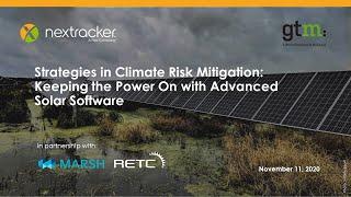 Strategies in Climate Risk Mitigation: Keeping the Power On with Advanced Solar Software