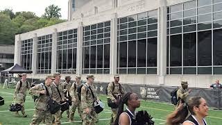 Army Football Arrives at Michie Stadium for tonight's Opener vs Lehigh.