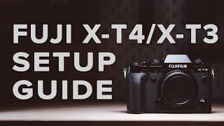 BEST SETTINGS for the Fujifilm X-T3 / X-T4 | Full Setup