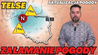 Załamanie pogody przed nami. Silny wiatr na zachodzie Polski. Opady. Sztorm Conall wędruje do Polski