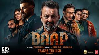 BAAP - Trailer (2024) | Sunny Deol, Sanjay Dutt, Jackie Shroff, Mithun C | baap movie trailer sunny