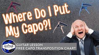 How to Use a Capo and Transposing on Guitar