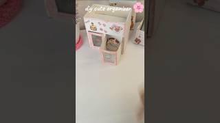 DIY cute desk organizer #shaky