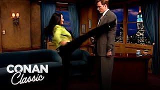 Michelle Yeoh Attacks Conan | Late Night with Conan O’Brien