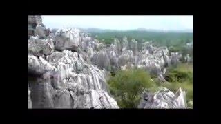 Bizarre stone forest  scenic area / Steinwald /  Forêt aux pierres, Kunming, China Chine