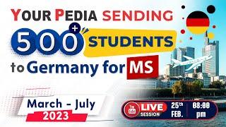 YourPedia sending 500+ students in Germany | No IELTS, GRE, TOEFL required (March-July 2023) PGC