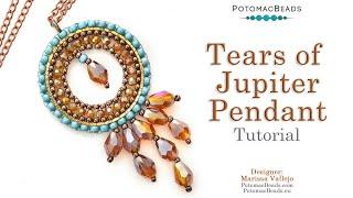 Tears of Jupiter Pendant - DIY Jewelry Making Tutorial by PotomacBeads