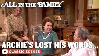 Archie's Speechless Over Mike And Gloria's News | All In The Family