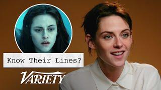 Does Kristen Stewart Know Her Lines From Her Most Famous Movies?