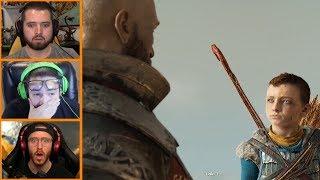 Let's Players Reaction To Atreus His True Name | God Of War (PS4)