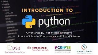 Intro to Python | Data Science Summer School