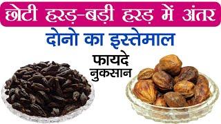 छोटी हरड़ और बड़ी हरड़ कैसे पहचानें / Harada Types/ How To Differentiate Types Of Harad