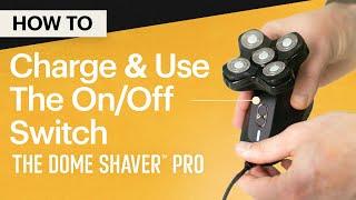 How To Power & Charge The Dome Shaver™ Pro by MANSCAPED