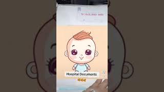 Complete Hospital Documents at 8 Months Pregnancy