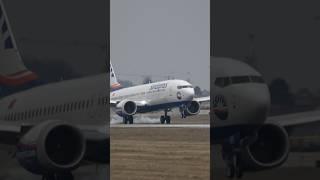 SunExpress Boeing 737 Landing at Stuttgart Airport