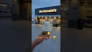 Mcdonalds icecream is a hit #mcdonalds #icecream #icecreamlover #mcd #canada #summer #shorts #trend