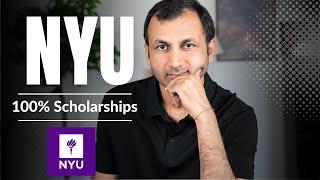 100% scholarship at NYU for INTERNATIONAL students