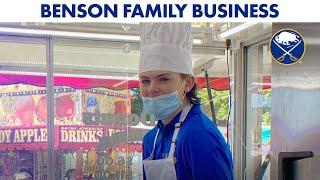 "I Was In The Mini Donut Stand Usually" | Sabres' Zach Benson's Family Carnival Business