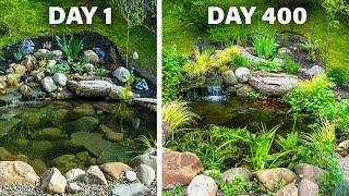 DIY Budget Ecosystem Pond - Solo Build in 5 Days by Hand (1 Year Later)