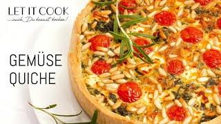 Himmlische Spinat Feta Quiche