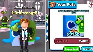 INSANE 91 BILLION Power Pet Unlocked in Arm Wrestling Simulator