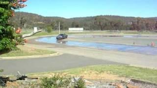 AO's R32 GTR on skidpan