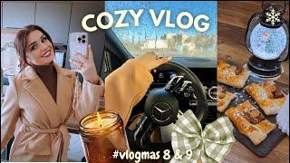 VLOGMAS-  8 & 9 Vlog cozy à la maison, recette, rangement, déco...