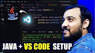 How to Install Java & Run in Visual Studio Code | Java Setup in VS Code | Coding Wallah