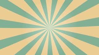 Vintage Background Video No Copyright Carnival Circus Animation Sunburst Retro Style