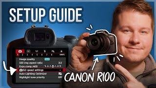 Best Canon EOS R100 Settings (R100 Setup Guide)