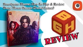 Boardgame Heaven How To Play & Review 165: Dune: House Secrets (Portal Games)