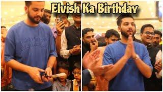 #bbott2 Winner  Elvish Yadav Birthday Celebration Video With Lovekesh Kataria In New Delhi