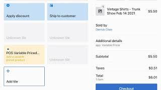 Selling Variable Priced Products with Shopify Point of Sale (POS)
