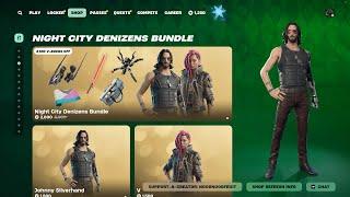 Night City Bundle : Johnny Silverhand & V | Fortnite x Cyberpunk 2077