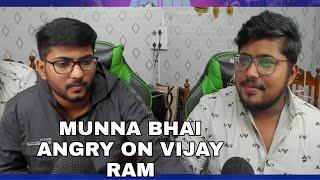 Munna Bhai Angry On Vijay Ram | Munna Bhai Gaming Angry Moments | Free Fire In Telugu