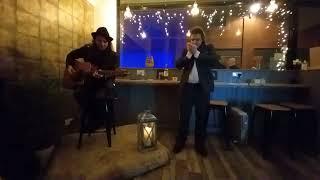 CHRIS TAPLIN & DECKY CORR &@" Foggy Brew  Cafe