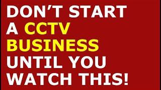 How to Start a CCTV Business | Free CCTV Business Plan Template Included