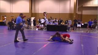 FILA Cadet 56kg - Siobhan Esquerra (West Covina) FALL Shelby Evans (New York)