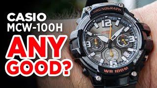 #CASIO MCW-100H (5434) Analogue Watch Review - The easy to read chronograph watch from Casio!
