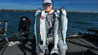 CRUSHING Limits of Coho Salmon on Lake Michigan!!!