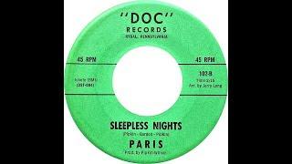 Paris - SLEEPLESS NIGHTS  (Gold Star Studios)  (1964)