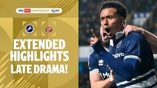 LATE DEN DRAMA! | Millwall v Sunderland extended highlights