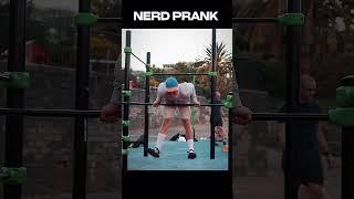 NERD PRANK | shock girl dancing pole dance with calisthenics #prank #anatoly #nerd