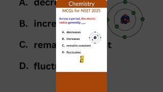 NEET Chemistry MCQs 30 | Bite-Sized Challenges! #chemistry  #neet2025  #neetchemistry  #neetmcq