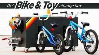 DIY Bike and Toy Storage for Kids | DIY Woodworking