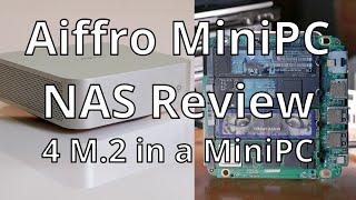 Aiffro K100 All-SSD NAS Review. 4 M.2 SSDs in a MiniPC