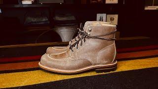 Talking Boots: Grant Stone’s Natural Waxed Commander  - Brass Boot.